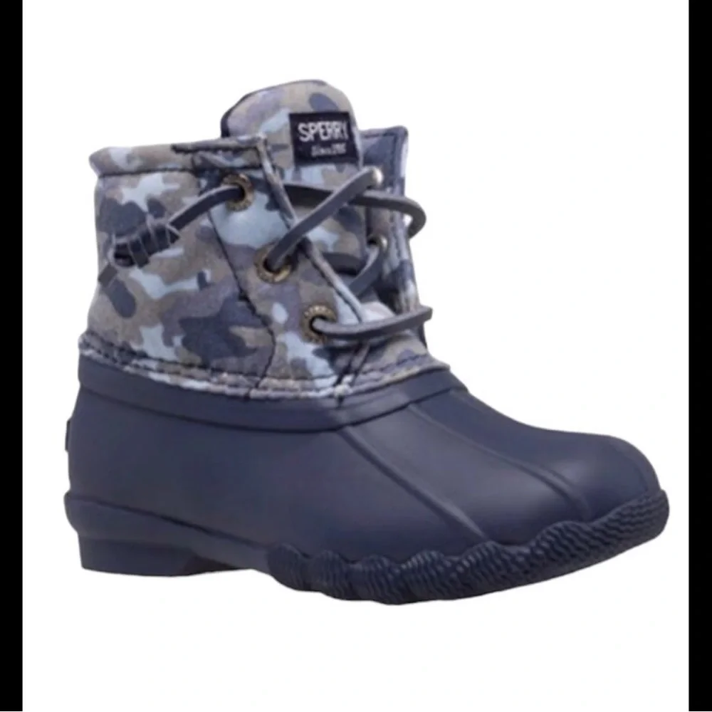 New Sperry Saltwater Water Resistant Duck Boots